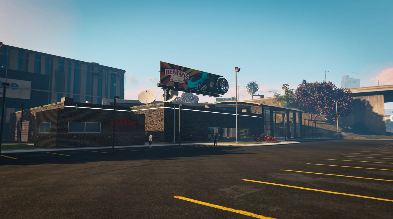 Benny’s Original Motorworks Werkstatt in Los Santos
